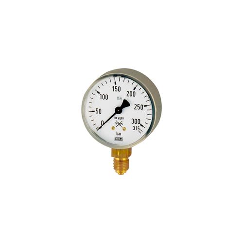 Riegler Schweißtechnikmano, Stahl, oxygen, G 1/4 unten, 0 - 315 bar, Ã˜ 63 (404)