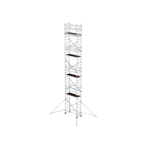 MUNK Alu-Rollgerüst mit Ausleger Plattformen im 2m-Abstand Plattform-Höhe 9,45 m Länge 1,80 m (154946)