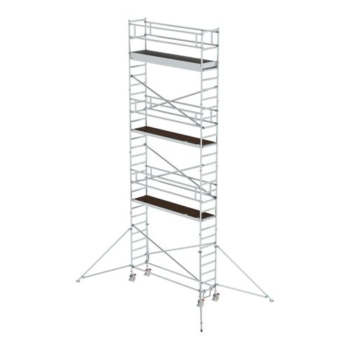 MUNK Alu-Rollgerüst mit Ausleger Plattformen im 2m-Abstand Plattform-Höhe 7,45 m Länge 3,00 m (156746)