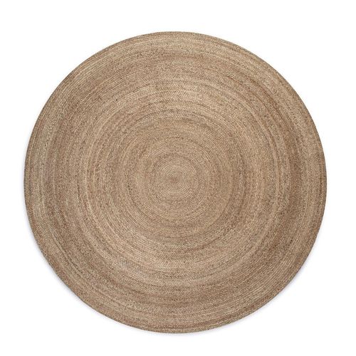 Hanse Home Juteteppich Jute Braided, Greige, Textil, Uni, rund, Oeko-Tex® Standard 100, für Fußbodenheizung geeignet, beidseitig verwendbar, in verschiedenen Größen erhältlich, pflegeleicht, strapazierfähig, leicht zusammenrollbar, Teppiche & Böden, Teppiche, Naturteppiche