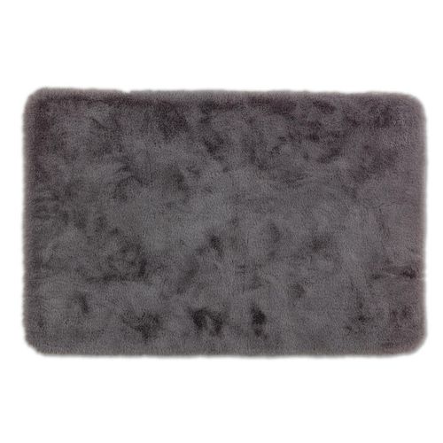 Schöner Wohnen Badteppich Bali, Grau, Textil, rechteckig, 40x60 cm, für Fußbodenheizung geeignet, rutschfest, Badtextilien, Badematten