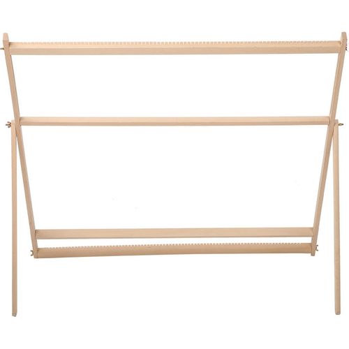 DIY-Holzhandwebmaschine mit verstellbarer Halterung, Tapisserie-Wollstrickwerkzeug