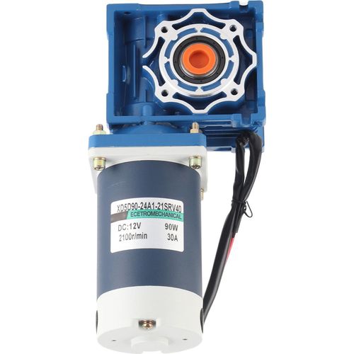 Schneckengetriebemotor Edelstahl 90W 2100 U/min XD5D90?24A121SRV?RV40 Untersetzungsverhältnis DC12V(30 )