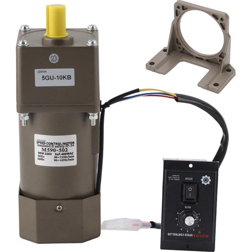 Wechselstrom 220V 90W Einphasen-Asynchrongetriebemotor, einstellbare Untersetzung (10K)