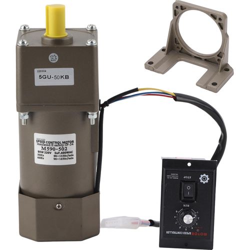 Wechselstrom 220V 90W Einphasen-Asynchron-Getriebemotor, einstellbare Untersetzung (50K)