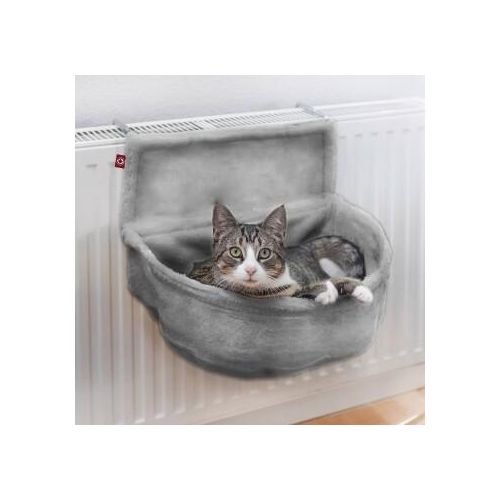 Canadian Cat Company Kuschelsack für Heizkörper grau