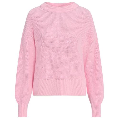 Damen Strickpullover mit Rippstruktur