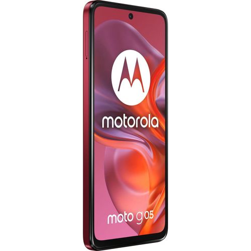 Motorola Solutions Smartfon Motorola Moto g05 4/Plum Red - Mobiltelefon
