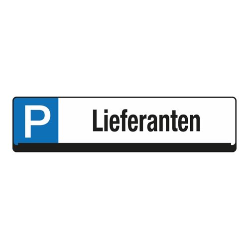 Eichner Parkplatz-Reservierungsschild Lieferanten (9219-00280)