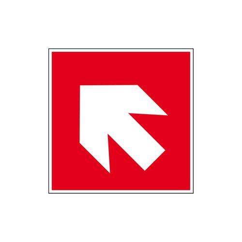 Eichner Brandschutzschild Richtungsangabe 15 x 15 cm Alu (9225-13075-015)