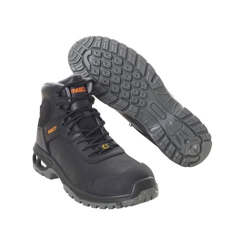 Mascot Sicherheitsstiefel S3 mit Schnürsenkel Sicherheitsstiefel S3 Sicherheitsschuhe Größe 1047, schwarz (F0135-902-09-1047)
