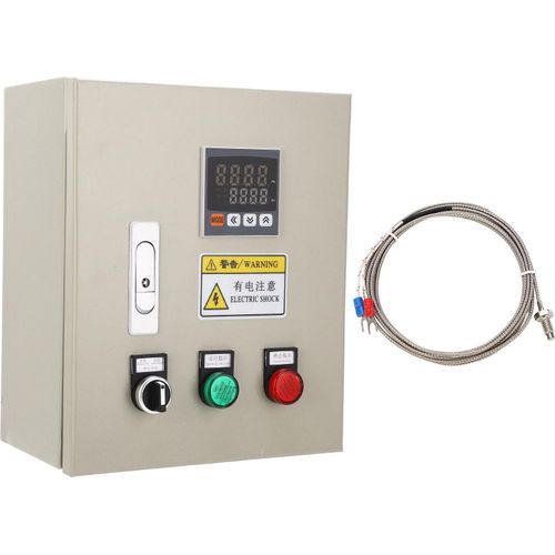 PID-Temperaturregler, 3-phasig, 15 kW, intelligenter Thermostat-Temperaturregler mit Thermoelement Typ M6 K (2M), 380 V AC