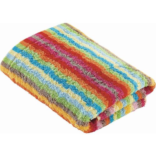 Cawoe Handtuch Lifestyle Streifen, Mehrfarbig, Textil, Streifen, 50x100 cm, Textiles Vertrauen - Oeko-Tex®, saugfähig, Badtextilien, Handtücher