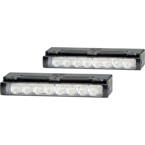 Tagfahrleuchten-Set Fahrzeugfront 24 V 2 W LED glasklar HELLA für u.a. AEBI