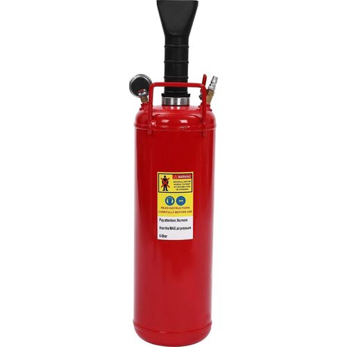 Reifen Bead Seater/Bead Blaster - Drucklufttank - 9 L - 8 bar - Für Auto, Lkw, ATV - Eisen - 16×50 cm - Rot