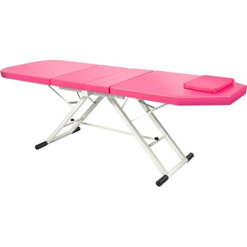Massagetisch, ergonomisches Design, faltbares Merkmal, Rosa