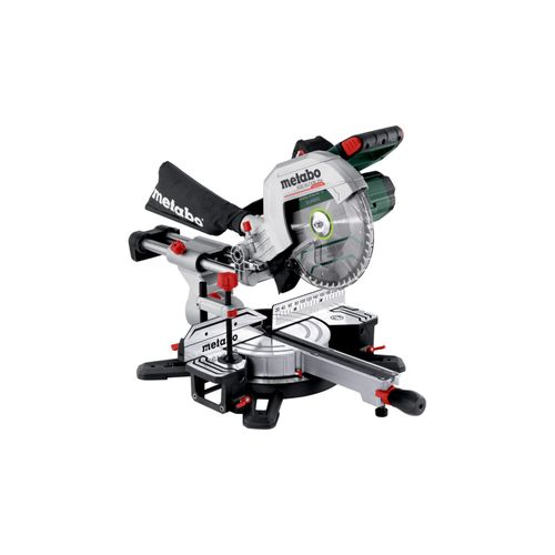 Metabo Akku-Kappsäge KGS 18 LTX BL 254 (614254650) mit Zugfunktion 18V 2x5.2Ah Li-Power + ASC 55)