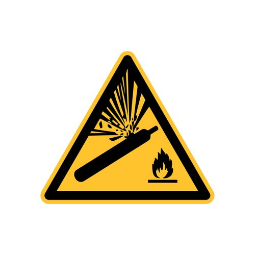 Eichner Warnschild Warnung vor Gasflaschen 31,5 cm PVC (9225-12060-031)