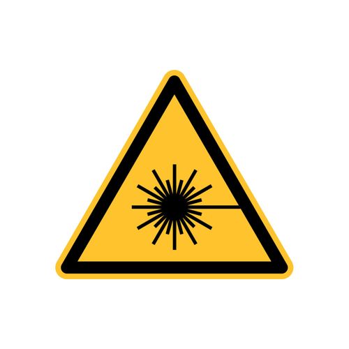 Eichner Warnschild Warnung vor Laserstrahl 31,5 cm Alu (9225-12104-031)