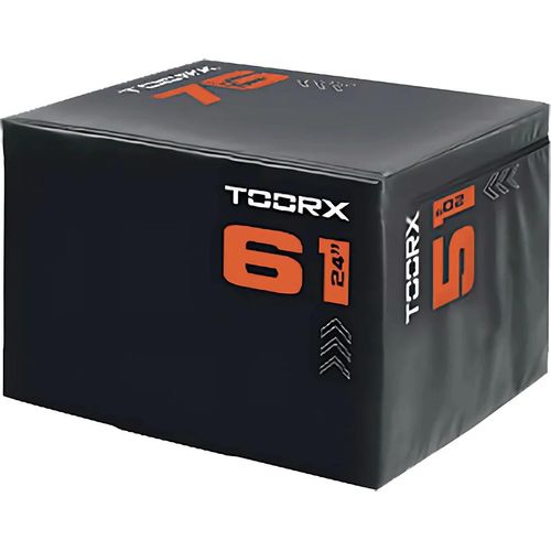 Toorx AHF-164, Einzelne plyometrische Box, Holz, Schwarz, 76 cm, 61 cm, 51 cm