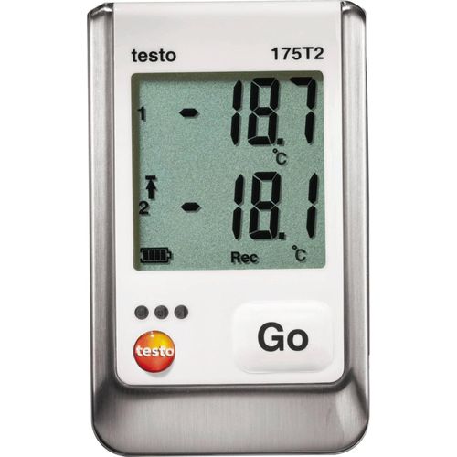 TESTO 175 T2 Temperatur-Datenlogger, Messschreiber, 1 Mio Messwerte, -35 bis +55 °C intern -40 bis + (0572 1752)