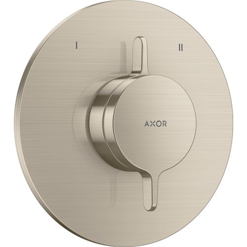 AXOR One Mischer Unterputz für 2 Verbraucher, Brushed Nickel