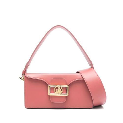 Lanvin Hobo Bags - Ruby Pink Foldover Top Bag - Gr. unisize - in Beige - für Damen