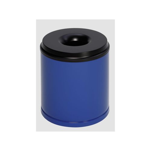VAR Papierkorb feuersicher Löschkopf enzianblau 30 l (3151)