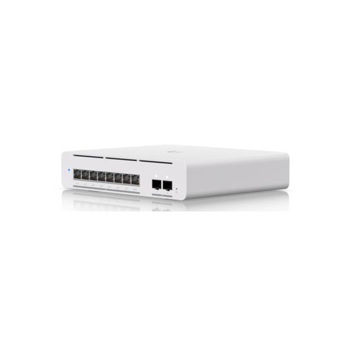 UBIQUITI Netzwerk-Switch "Pro XG 8 PoE", weiß, B:25,3cm H:11,2cm T:36,6cm, Netzwerk-Switches