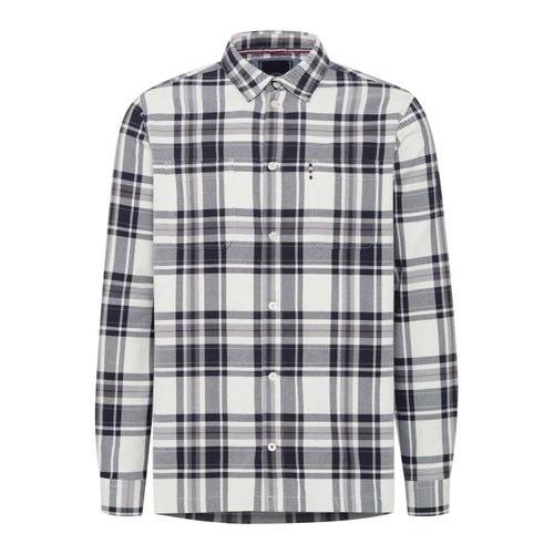 Karohemd FQ1924 "Karohemd FQOliver", Herren, Gr. XXL, N-Gr, blau (salute), Obermaterial: 100% Baumwolle CO., Hemden Karohemd