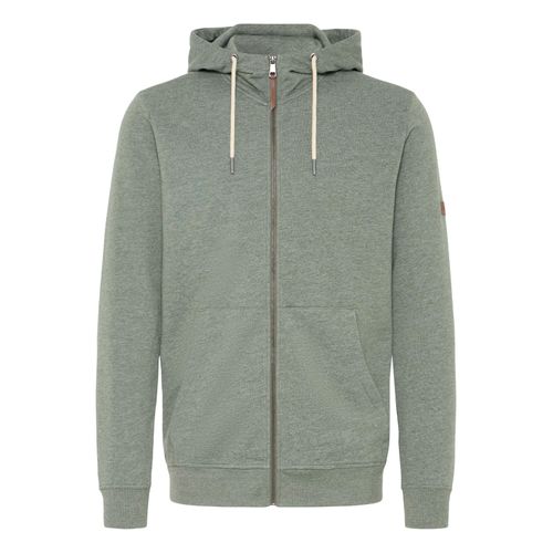 Kapuzensweatjacke SOLID "Kapuzenfleecejacke SDSima", Herren, Gr. XXL, grün (climbing ivy melange), Obermaterial: 65% Polyester PES. 35% Baumwolle CO., Sweatjacken