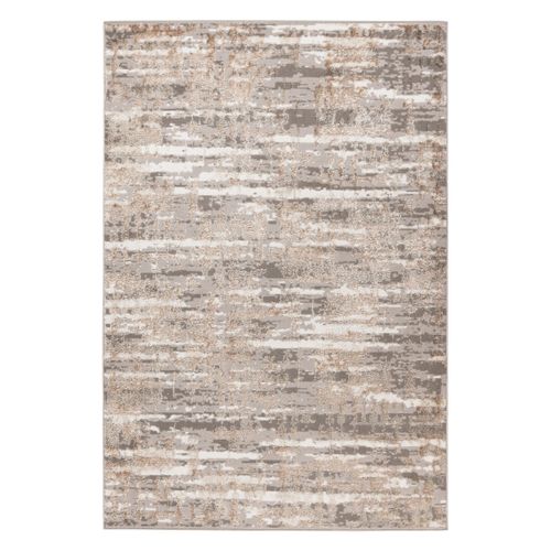 Teppich KAYOOM "Catcher 625", silber, beige, B:200cm H:11mm L:290cm, Polyester, Teppiche, Teppich, Kurzflor, Wohnzimmer
