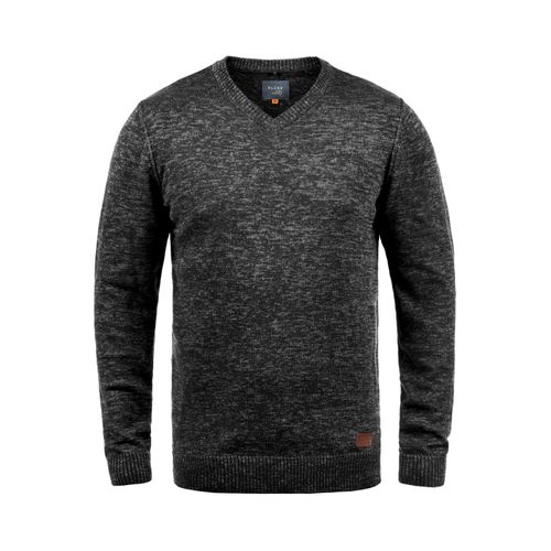 Strickfleece-Pullover BLEND "Strickpullover BHDansel", Herren, Gr. L, schwarz, Obermaterial: 50% Baumwolle CO. 50% Polyacryl PAN., Pullover