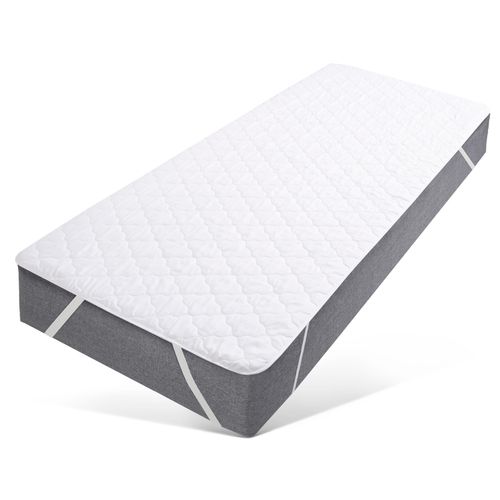 Matratzenauflage OTTO HOME "Lylo NEUHEIT Auflage, 90x200 cm, 140x200 cm und weiteren Größen", weiß, B:90cm L:200cm, Bezug: 100% Polyester. Bezug (unten): 100% Polyurethan. Obermaterial: 100% Polyester. Füllung: 100% Polyester, Matratzenzubehör, Matratzenauflage, wasserdicht, Hausstauballergiker geeignet, waschbar bis 60C