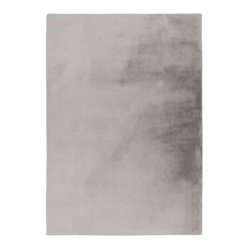 Hochflor-Teppich KAYOOM "Emperor 525", silber, B:120cm H:23mm L:170cm, Polyester, Teppiche, Hochflor-Teppich, weicher Hochflor, Fell Haptik, Wohnzimmer