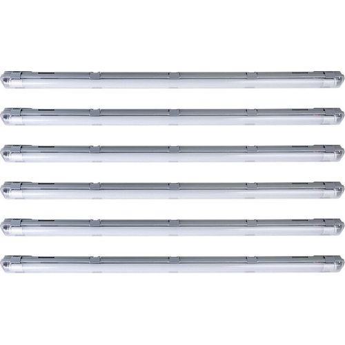 6er Set LED Wannenleuchten, Tageslicht, Länge 157 cm VT-15028