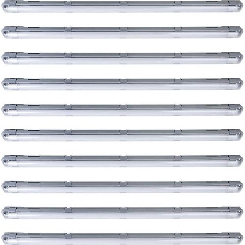 10er Set LED Wannenleuchten, Tageslicht, L 157cm, VT-15028