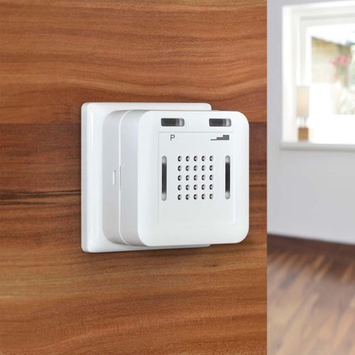 ELDAT RS11E mit Batterie-Wechselset: Mobiler Hausnotruf ohne Quittierungsfunktion mit wasserdichtem Notruf Sender zur häuslichen Pflege; Notrufsystem mit Notruf Halsband; Notrufknopf für Senioren