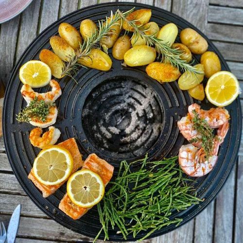Tischgrill Tabl-O zum Gesunden Braten, Grillen, Kochen
