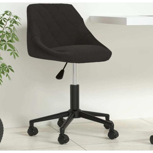 vidaXL Bürostuhl Drehbar Schwarz Samt - Bürostuhl - Bürostühle - Stuhl - Stühle