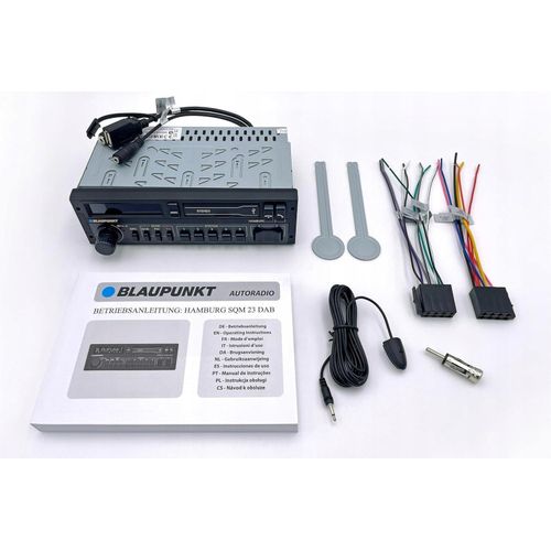 Blaupunkt HAMBURG SQM 23 DAB | 1-DIN Youngtimer Autoradio | Bluetooth USB MP3
