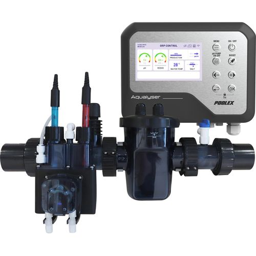 Poolex Pool Salzelektrolyse+ pH Dosieranlage Aqualyser Flex