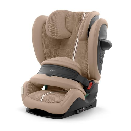 cybex Gold Kinderautositz Pallas G3 Plus, Beige, Textil, 59.5x81x40.5 cm, ECE R 129 i-Size, abnehmbarer und waschbarer Bezug, optimaler Aufprallschutz, schnell leicht im Auto montierbar, Seitenaufprallschutz, Isofix-Befestigung, Baby on Tour, Kindersitze, Kindersitze I-Size 76-150cm