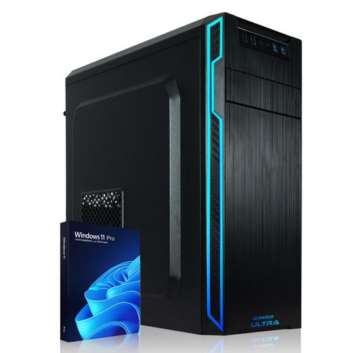 GREED® Ultra PC mit Intel Core 12th Gen - Computer für Büro & Home mit 4,4 GHz, 16GB RAM - 1TB SSD + 1TB HDD - USB 3.0 - WLAN, inkl. Windows 11 Pro