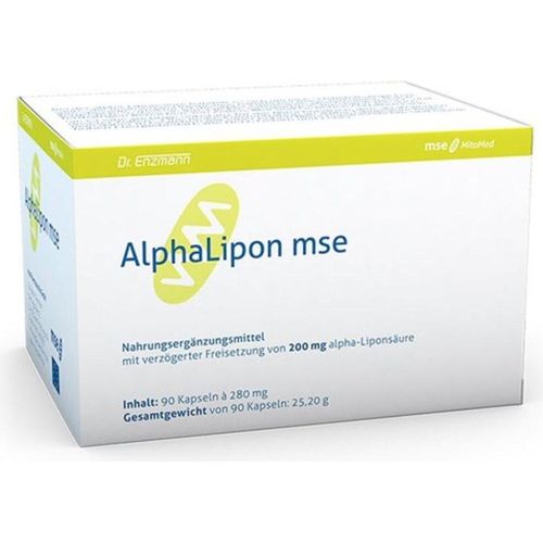 Dr. Enzmann Alpha Lipoic Acid Mse 200 Mg 90 Kap