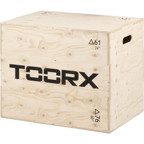 Toorx Professional AHF‑140 Plyo Box 3‑in‑1 – Verstellbare plyometrische Holzbox 51/61/76 cm