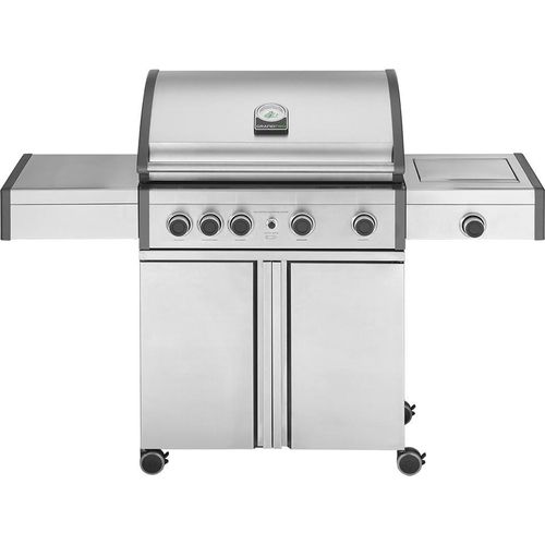 Grandpro Gasgrill Pro Elite Trolley Edelstahl 4 Brenner, 1 Seitenbrenner, 1 Heckbrenner K04000400B