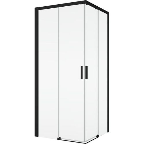 Schiebeeck Ronal Top-Line S 80x80x200cm SCHWARZ MATT/KLAR TLSAC0800607