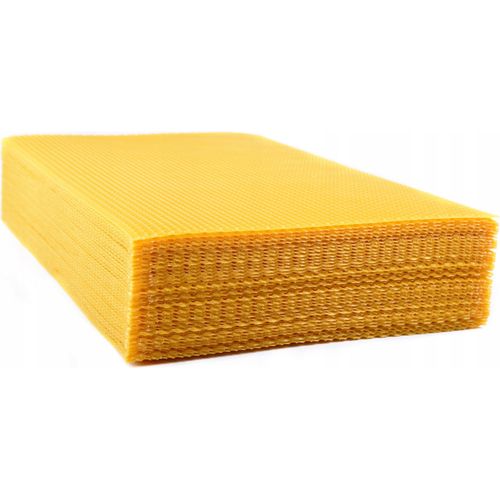 Bienenwachs Mittelwand 335 x 235 mm 5 kg Wielkopolska reiner Bienenwachs