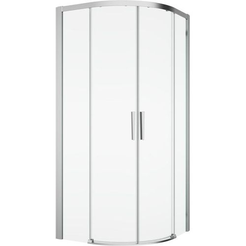 Schiebeecke Ronal Divera 1/4-Kreis R550 90x90x200cm P ALUCHROM/SCREEN D22SR